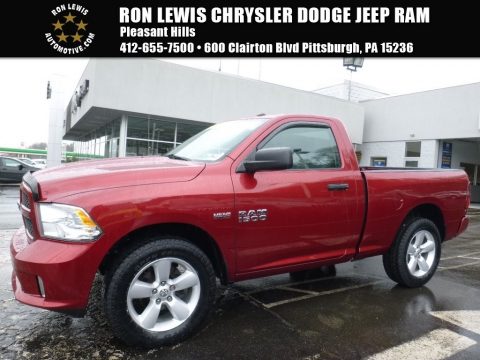 Deep Cherry Red Pearl Ram 1500 Express Regular Cab 4x4.  Click to enlarge.