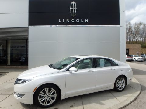 White Platinum Lincoln MKZ 2.0 AWD.  Click to enlarge.
