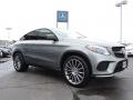 Front 3/4 View of 2016 Mercedes-Benz GLE 450 AMG 4Matic Coupe #3