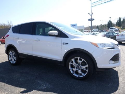 White Platinum Metallic Tri-Coat Ford Escape SEL 1.6L EcoBoost 4WD. Click to enlarge. White Platinum Metallic Tri-Coat Ford Escape SEL 1.6L EcoBoost 4WD. Click to enlarge.