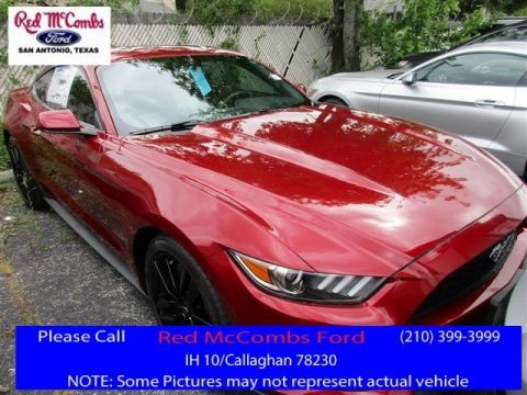 Ruby Red Metallic Ford Mustang EcoBoost Coupe.  Click to enlarge.