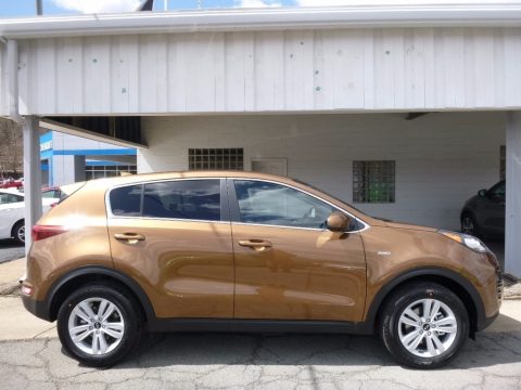 Burnished Copper Kia Sportage LX AWD. Click to enlarge. Burnished Copper Kia Sportage LX AWD. Click to enlarge.