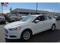 Front 3/4 View of 2016 Ford Fusion S #3