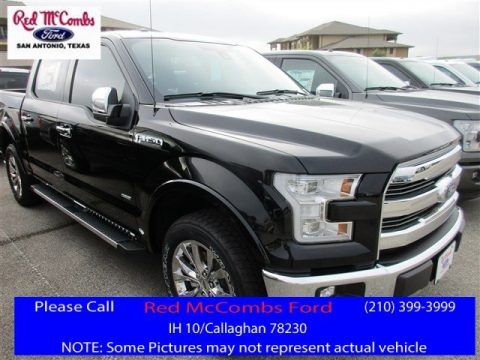 Shadow Black Ford F150 Lariat SuperCrew 4x4.  Click to enlarge.