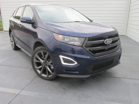 Kona Blue Ford Edge Sport AWD.  Click to enlarge.