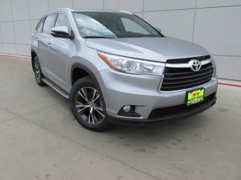 Silver Sky Metallic Toyota Highlander XLE. Click to enlarge. Silver Sky Metallic Toyota Highlander XLE. Click to enlarge.