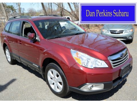 Ruby Red Pearl Subaru Outback 2.5i.  Click to enlarge.