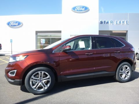 Bronze Fire Ford Edge Titanium AWD.  Click to enlarge.