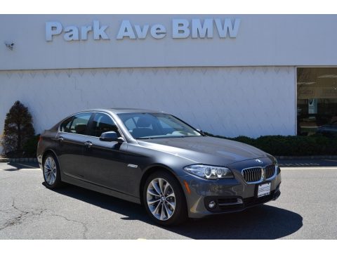 Mineral Grey Metallic BMW 5 Series 528i xDrive Sedan.  Click to enlarge.