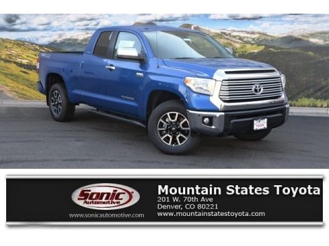 Blazing Blue Pearl Toyota Tundra Limited Double Cab 4x4.  Click to enlarge.