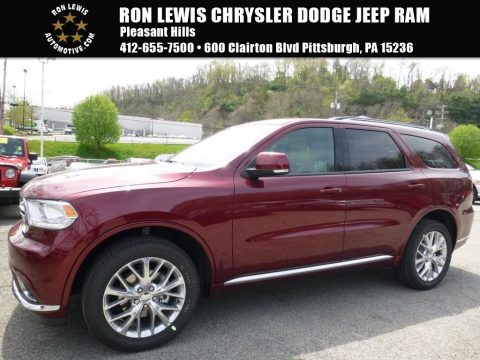 Velvet Red Pearl Dodge Durango Limited AWD.  Click to enlarge.