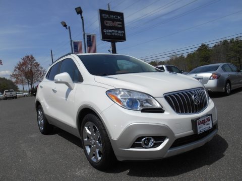 White Pearl Tricoat Buick Encore Leather.  Click to enlarge.