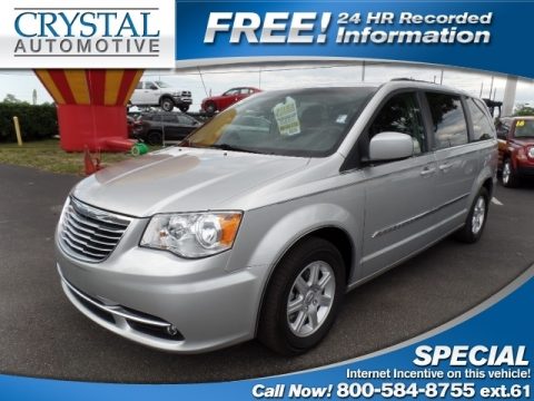 Bright Silver Metallic Chrysler Town & Country Touring.  Click to enlarge.
