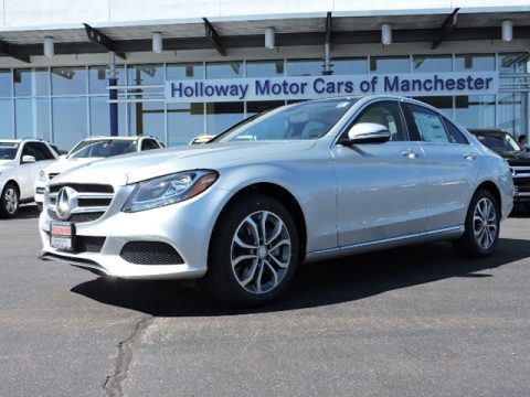 Iridium Silver Metallic Mercedes-Benz C 300 4Matic Sedan.  Click to enlarge.