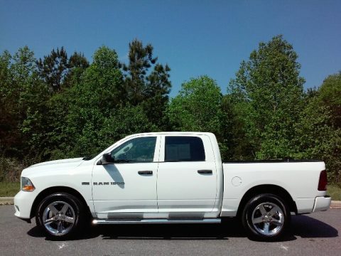 Bright White Dodge Ram 1500 Express Crew Cab.  Click to enlarge.