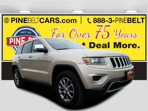 Cashmere Pearl Jeep Grand Cherokee Limited 4x4.  Click to enlarge.