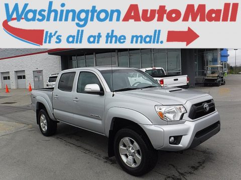 Silver Streak Mica Toyota Tacoma V6 TRD Sport Double Cab 4x4.  Click to enlarge.