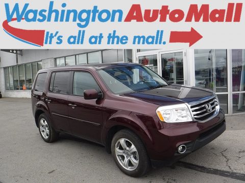 Dark Cherry Pearl Honda Pilot EX-L 4WD.  Click to enlarge.