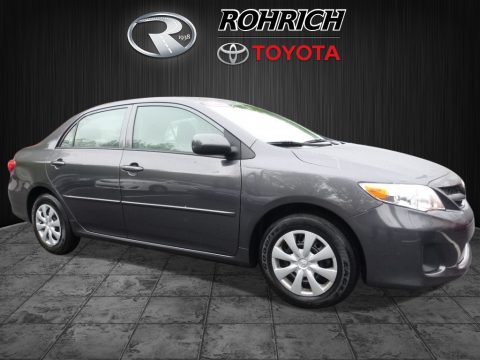 Magnetic Gray Metallic Toyota Corolla L.  Click to enlarge.