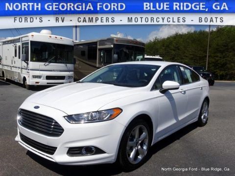 Oxford White Ford Fusion S.  Click to enlarge.