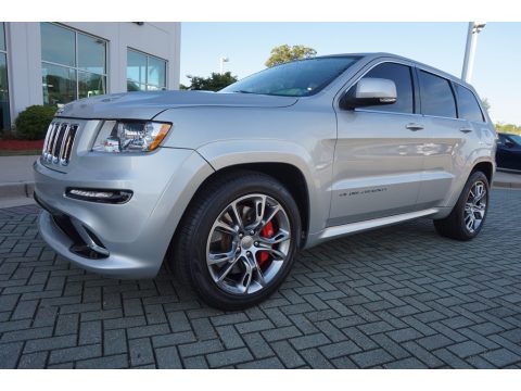 Bright Silver Metallic Jeep Grand Cherokee SRT8 4x4.  Click to enlarge.