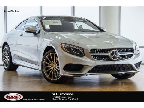 Iridium Silver Metallic Mercedes-Benz S 550 4Matic Coupe.  Click to enlarge.