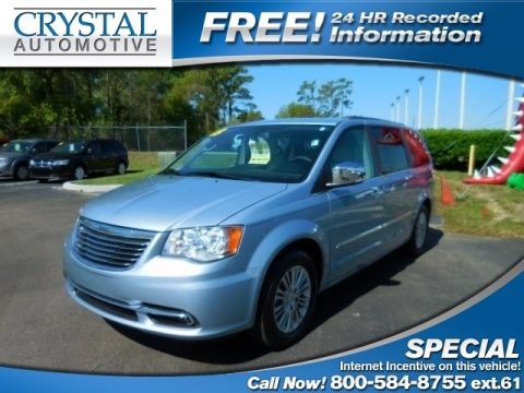 Crystal Blue Pearl Chrysler Town & Country Touring - L.  Click to enlarge.