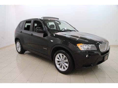 Jet Black BMW X3 xDrive 28i.  Click to enlarge.