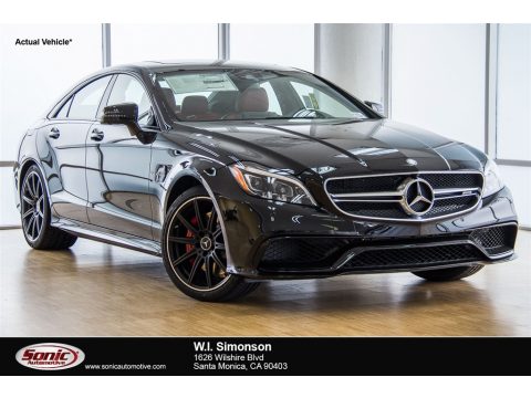 Obsidian Black Metallic Mercedes-Benz CLS AMG 63 S 4Matic Coupe.  Click to enlarge.