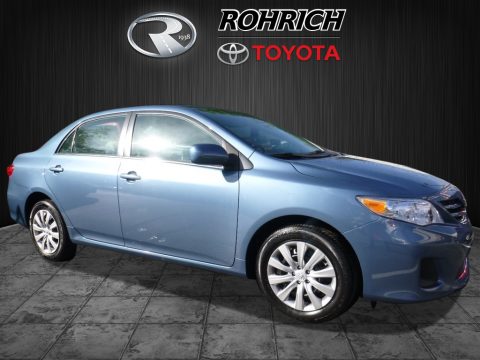 Nautical Blue Metallic Toyota Corolla LE.  Click to enlarge.