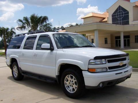 Summit White Chevrolet Suburban 1500 Z71.  Click to enlarge.