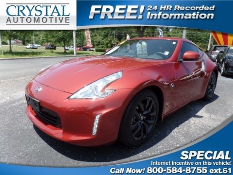 Magma Red Nissan 370Z Coupe.  Click to enlarge.