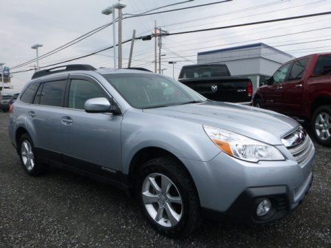 Ice Silver Metallic Subaru Outback 2.5i Premium.  Click to enlarge.