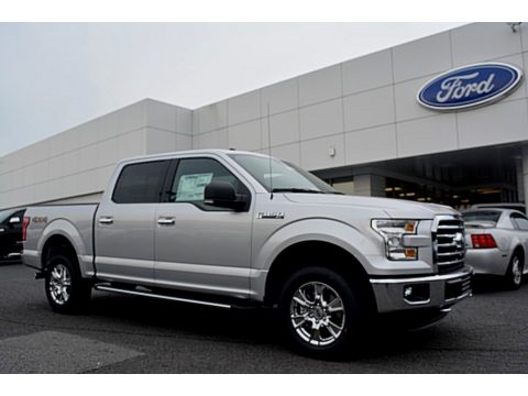Ingot Silver Ford F150 XLT SuperCrew 4x4.  Click to enlarge.
