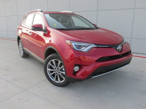Barcelona Red Metallic Toyota RAV4 Limited.  Click to enlarge.
