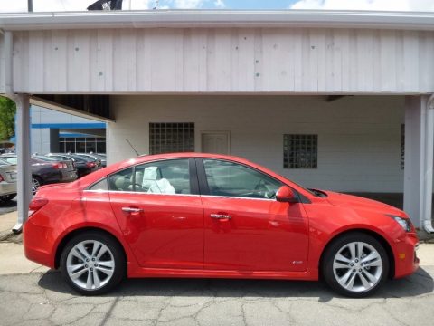 Red Hot Chevrolet Cruze Limited LTZ.  Click to enlarge.