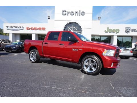 Deep Cherry Red Crystal Pearl Ram 1500 Express Crew Cab 4x4.  Click to enlarge.