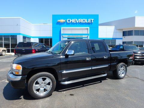 Onyx Black GMC Sierra 1500 SL Crew Cab 4x4.  Click to enlarge.