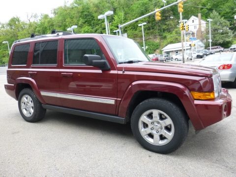 Red Rock Pearl Jeep Commander Limited 4x4.  Click to enlarge.
