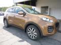 Front 3/4 View of 2017 Kia Sportage EX AWD #8