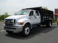 2008 F750 Super Duty XLT Chassis Crew Cab Dump Truck #1