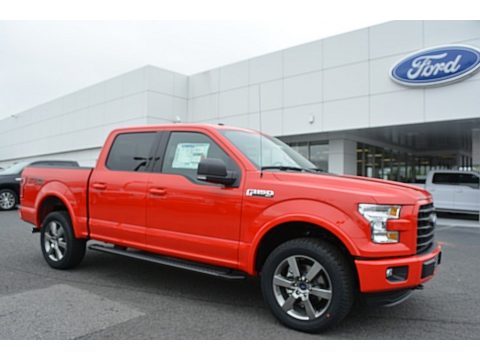 Race Red Ford F150 XLT SuperCrew 4x4.  Click to enlarge.