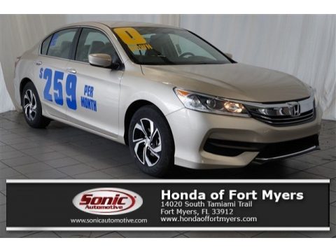 Champagne Frost Pearl Honda Accord LX Sedan.  Click to enlarge.