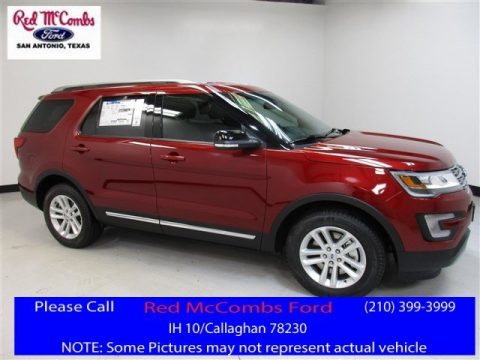 Ruby Red Metallic Tri-Coat Ford Explorer XLT.  Click to enlarge.