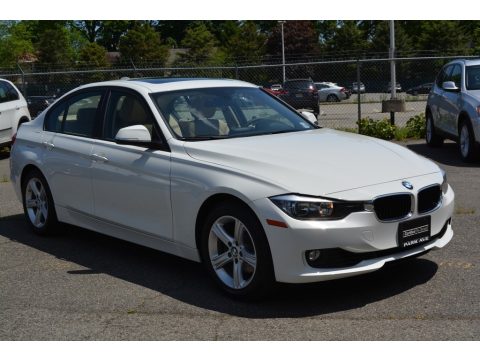 Alpine White BMW 3 Series 328i xDrive Sedan.  Click to enlarge.
