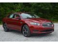 Front 3/4 View of 2016 Ford Taurus SEL #1