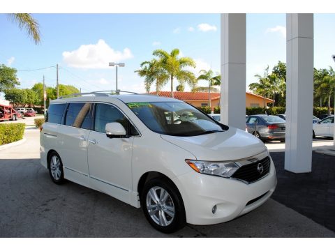 Pearl White Nissan Quest 3.5 LE.  Click to enlarge.