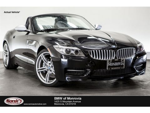 Black Sapphire Metallic BMW Z4 sDrive35is.  Click to enlarge.