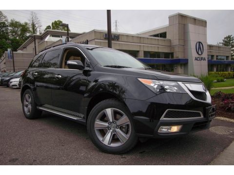 Crystal Black Pearl Acura MDX SH-AWD.  Click to enlarge.