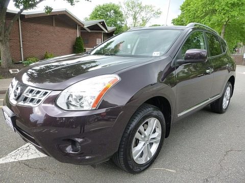 Black Amethyst Nissan Rogue SV AWD.  Click to enlarge.